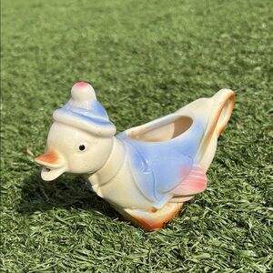 Vintage Spaulding Royal Copley Ceramic Duck Creamer Pitcher